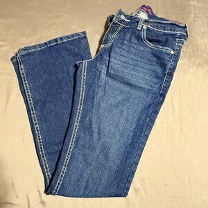 Wrangler Low Rise Embellished Pockets Flare Jeans - Size 5/6 x 32